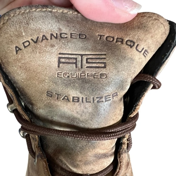 Ariat Heritage II Lacer Brown Leather Boots Kiltie Sz 6.5 Women Riding Booties - Picture 10 of 14